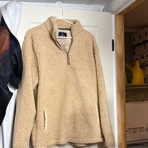 Simply Southern Tan Sherpa Cowl Sweater